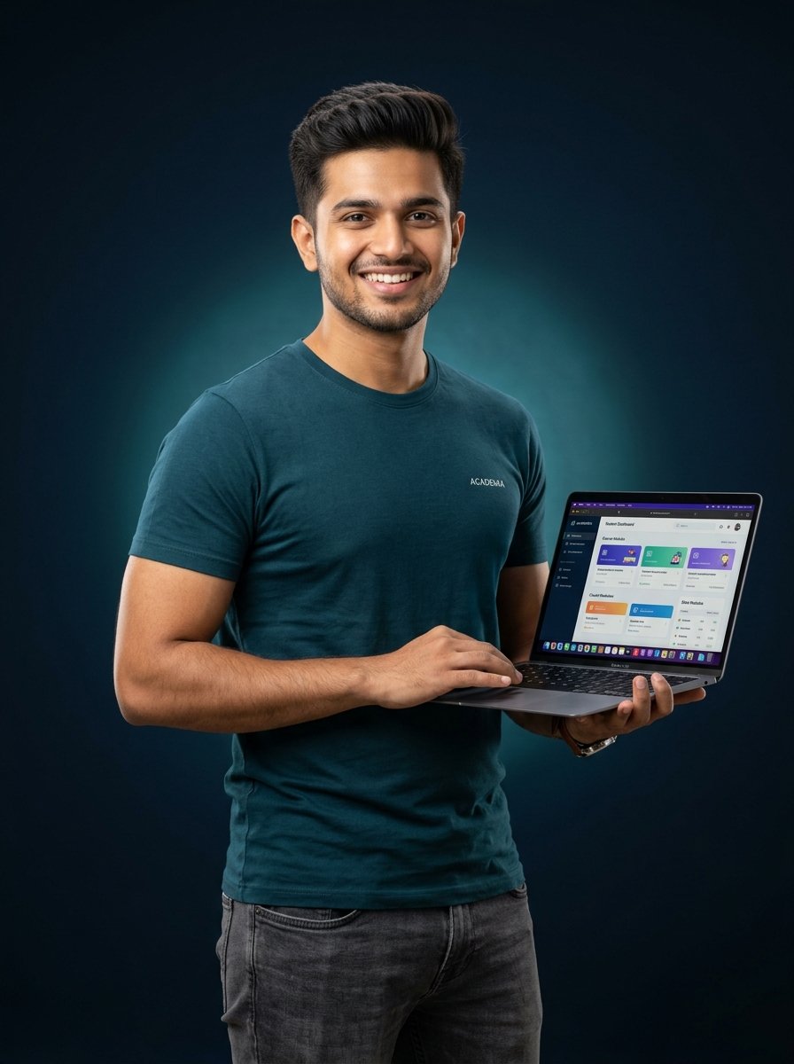 Nova Skills Practical Student with Laptop